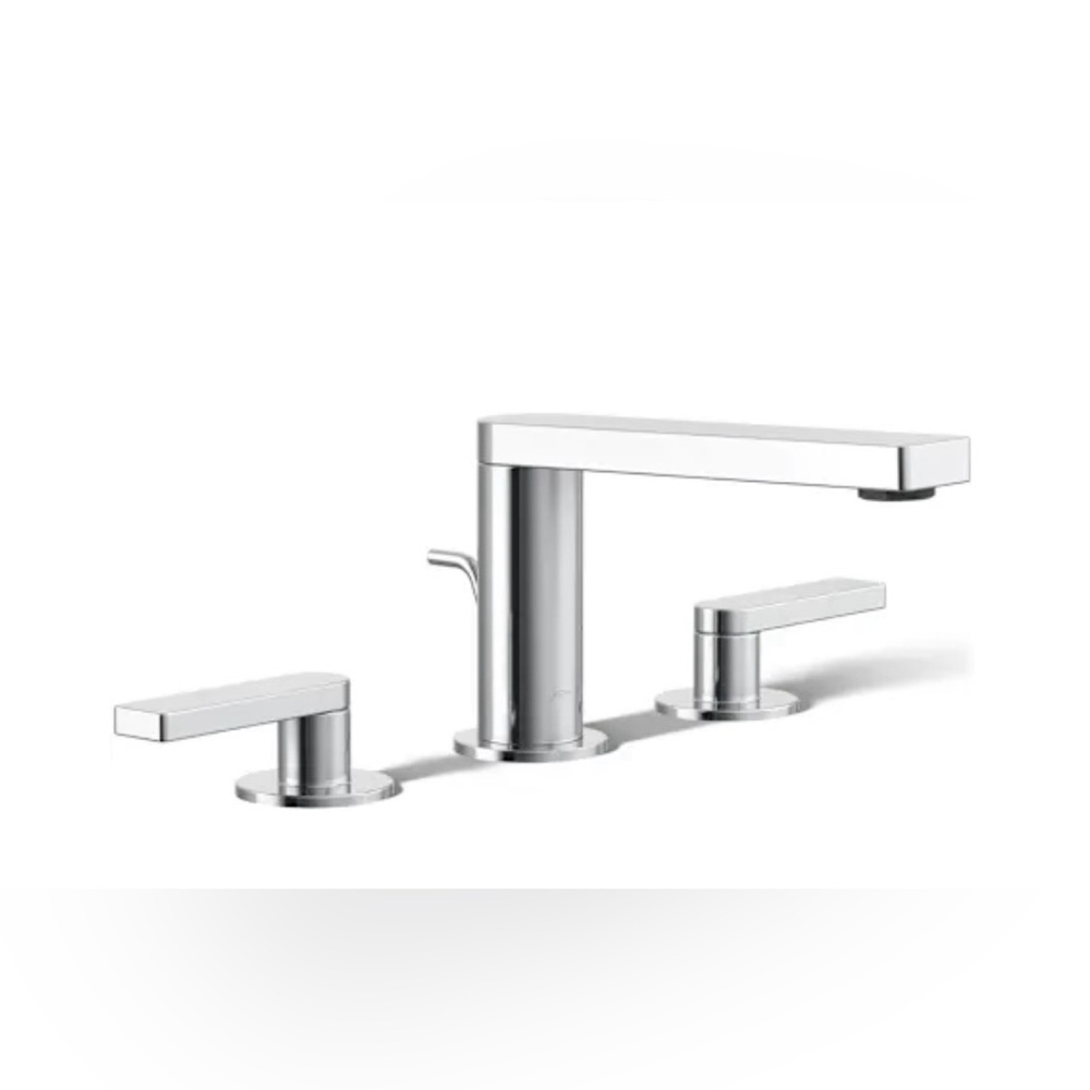 Kohler Composed Widespread Bathroom Faucet with Lever Handles Pop Up Include NEW